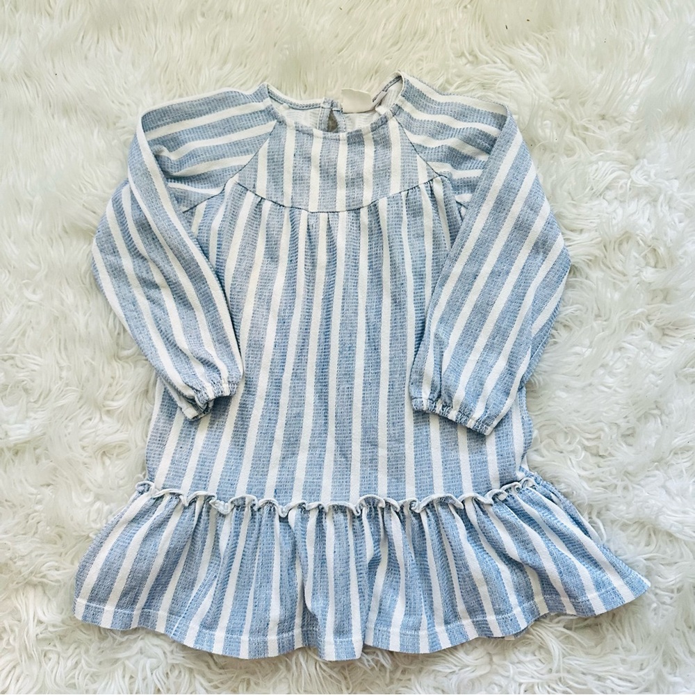 Zara Stripped long sleeve dress